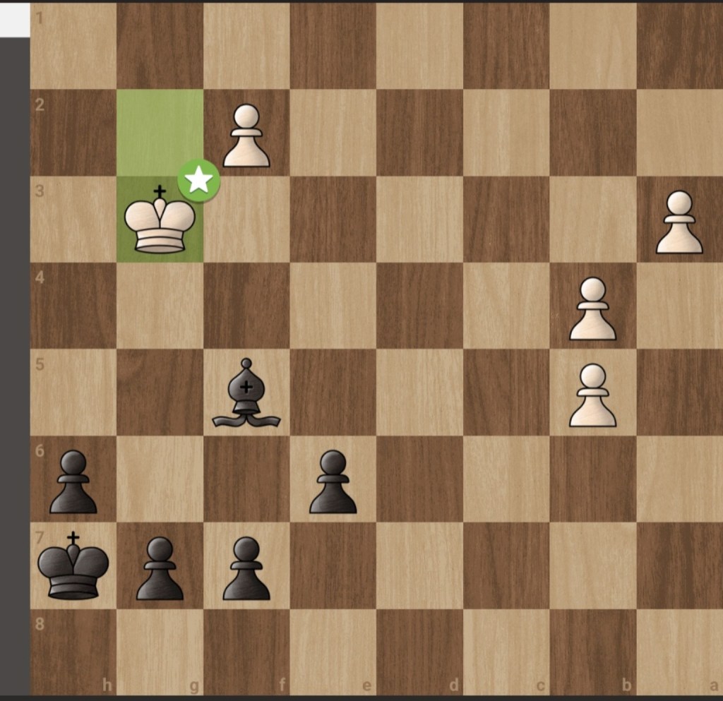 Position from Liam O'Sullivan versus JJ Padam with Black holding a decisive advantage.
